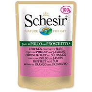 SCHESIR pouch chicken + ham 100g - Cat Food Pouch