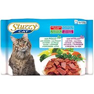 SCHESIR STUZZY Pouches Multipack Chicken + Veal 4 x 100g - Cat Food Pouch
