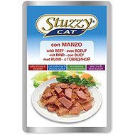 SCHESIR STUZZY Cat Food Pouch Beef   100g - Cat Food Pouch