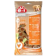 Pochoutka 8in1 Minis chicken & carrot 100g - Pamlsky pro psy
