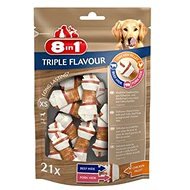 8 in 1 Pochúťka 1 Triple Flavour XS (21 ks) - Kosť pre psa