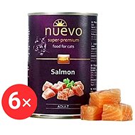Nuevo cat adult salmon canned 6 × 400 g - Canned Food for Cats