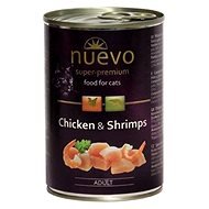 Nuevo Adult Cat Cchicken and Shrimp Canned  Food 400g - Canned Food for Cats