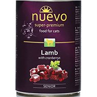 Nuevo Senior Cat Lamb with Cranberries 400g - Canned Food for Cats