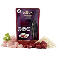 Nuevo Senior Cat Food Pouch Poultry and Lamb with Rice 85g - Cat Food Pouch