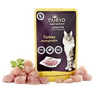 Nuevo Sensitive Cat Food Pouch Turkey Monoprotein 85g - Cat Food Pouch