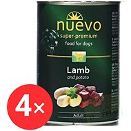 Nuevo dog adult canned lamb 4 × 800 g - Canned Dog Food