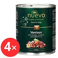 Nuevo dog adult game menu canned 4 × 800 g - Canned Dog Food