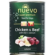 Nuevo Junior Dog, Canned Chicken and Beef 800g - Canned Dog Food
