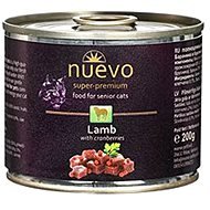 Nuevo Senior Cat Lamb with Cranberries 200g - Canned Food for Cats