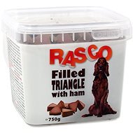 RASCO Treats Stuffed Triangle Filled with Ham 1cm 750g - Dog Treats