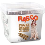 RASCO Pochúťka Rasco hviezda natural s hydinou 9 cm 800 g - Maškrty pre psov