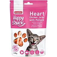 BEAPHAR Happy Snack Cat hearts from chicken and cod 40g - Cat Treats