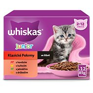 Whiskas Capsules Classic selection in juice for kittens 12 × 85 g - Cat Food Pouch