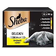 SHEBA Poultry Selection in Jelly 12 x 85g - Cat Food Pouch