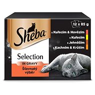 SHEBA Juicy Selection 12 x 85g - Cat Food Pouch