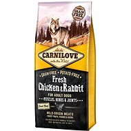 Carnilove fresh chicken & rabbit muscles, bones & joints for adult dogs 12 kg - Granuly pre psov