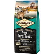 Carnilove fresh carp & trout shiny hair & healthy skin for adult dogs 12 kg - Granuly pre psov