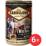 Carnilove Wild Meat Lamb & Wild Boar 6 × 400 g - Canned Dog Food