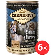 Carnilove Wild Meat Salmon & Turkey 6 × 400 g - Canned Dog Food