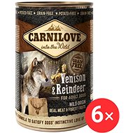 Carnilove Wild Meat Venison & Reindeer 6 × 400 g - Canned Dog Food