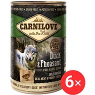 Carnilove Wild Meat Duck & Pheasant 6 × 400 g - Canned Dog Food