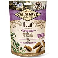 Carnilove dog semi moist snack quail enriched with oregano 200 g - Maškrty pre psov