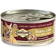 Carnilove white muscle meat chicken & lamb for adult cats 100 g - Konzerva pre mačky