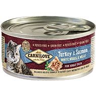 Carnilove white muscle meat turkey & salmon for adult cats 100 g  - Konzerva pro kočky