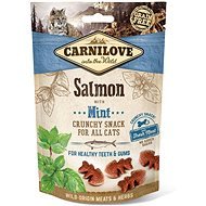 Carnilove cat crunchy snack salmon with mint with fresh meat 50 g - Maškrty pre mačky
