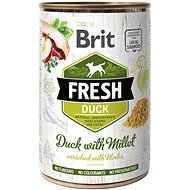 Brit Fresh Duck with Millet 400g - Canned Dog Food