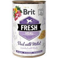 Brit Fresh Veal with Millet 400g - Canned Dog Food