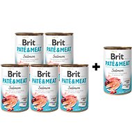 Brit Paté & Meat Salmon 400g 5 + 1 free - Pet Food Set