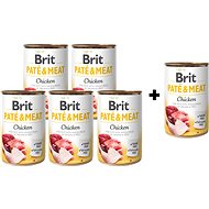 Brit Paté & Meat Chicken 400g 5 + 1 free - Pet Food Set