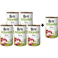 Brit Paté & Meat Duck 400g 5 + 1 free - Pet Food Set