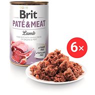 Brit Paté & Meat Lamb 6 × 400 g - Canned Dog Food