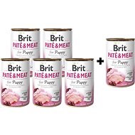 Brit Paté & Meat Puppy 400g 5 + 1 free - Pet Food Set