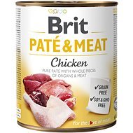 Brit Paté & Meat Chicken 800g - Canned Dog Food