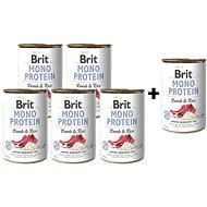 Brit Mono Protein Lamb & Brown Rice 400g; 5 + 1 free - Pet Food Set
