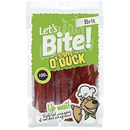 Brit Let´s Bite Stripe o´Duck 80 g - Pamlsky pro psy