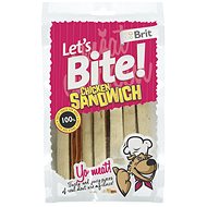 Brit Let´s Bite Chicken Sandwich 80g - Dog Treats