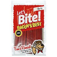 Brit Let´s Bite Bacon's Best 105g - Dog Treats