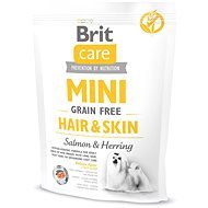 Brit Care mini grain free hair & skin 400 g - Granuly pre psov