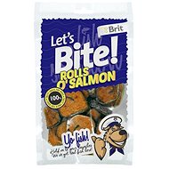 Brit Let´s Bite Rolls o'Salmon 80 g - Pamlsky pro psy