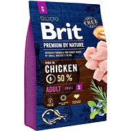 Brit Premium by Nature Adult S 3 kg - Granuly pre psov
