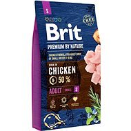 Brit Premium by Nature Adult S 8 kg - Granuly pre psov