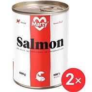 MARTY Essential for dogs 100% meat salmon 2 × 400 g - Canned Dog Food