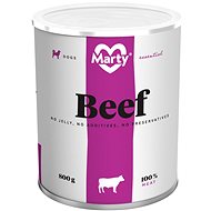 MARTY Essential for Dogs 100% Meat - beef 800g - Canned Dog Food
