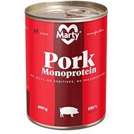 MARTY Monoprotein 100% Meat - pork 400g - Canned Dog Food