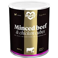 MARTY Signature 100% Meat - beef+chicken bites 800g - Canned Dog Food